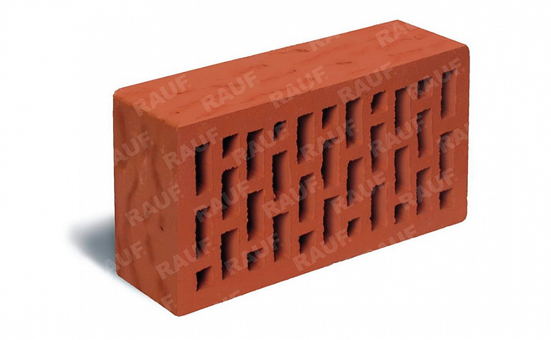 Кирпич ЛСР пустотелый темно-красный рустик М175 250*120*65 мм